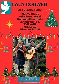 Lacy Cobweb Nightingale Festive Fundraiser 2024